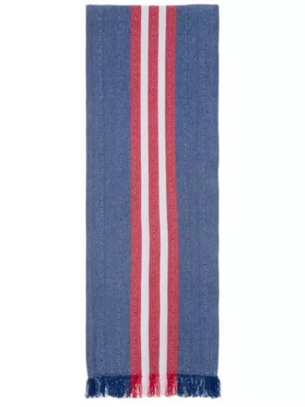 Red, White & Blue Striped Table Runner